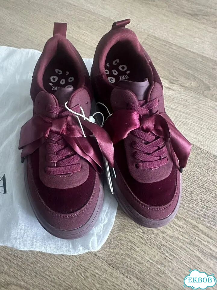 Кеды кроссовки слипоны Zara 32-33 Новые фото 2