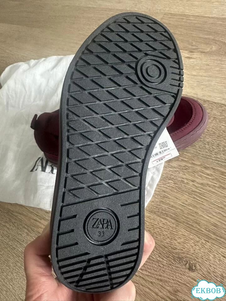 Кеды кроссовки слипоны Zara 32-33 Новые фото 5