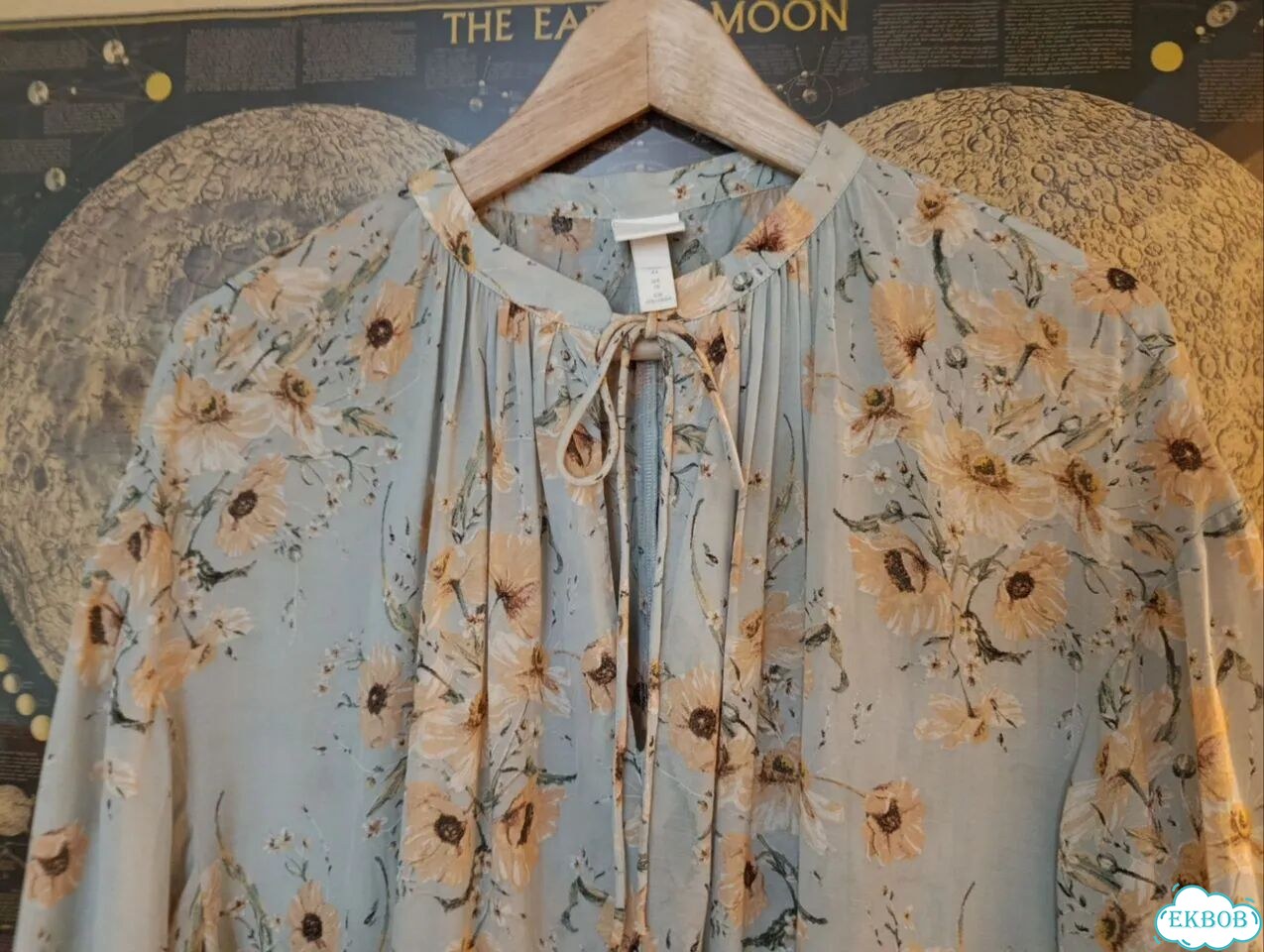 Легкое летнее платье с принтом цветов H&M 48 50 фото 2