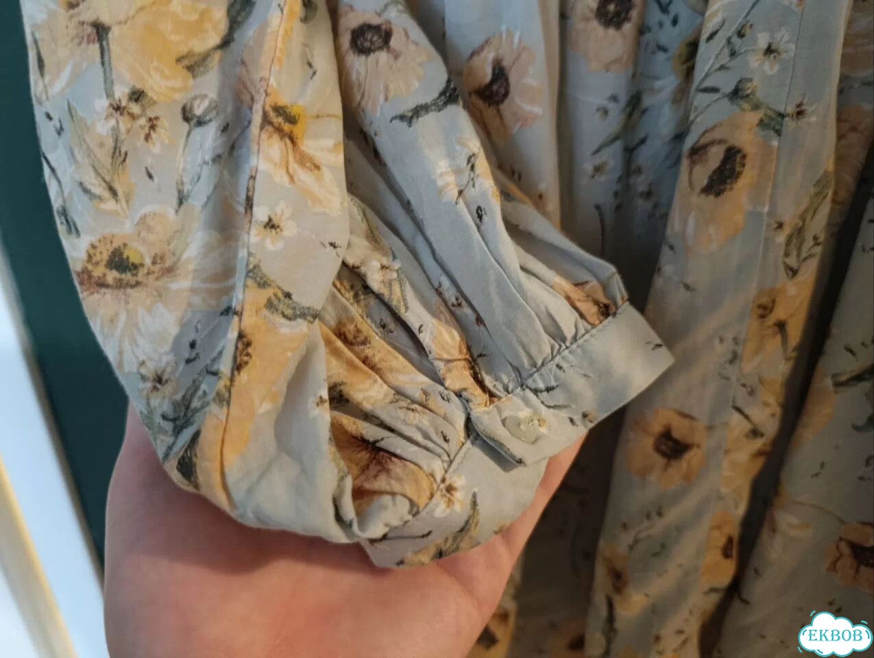 Легкое летнее платье с принтом цветов H&M 48 50 фото 4