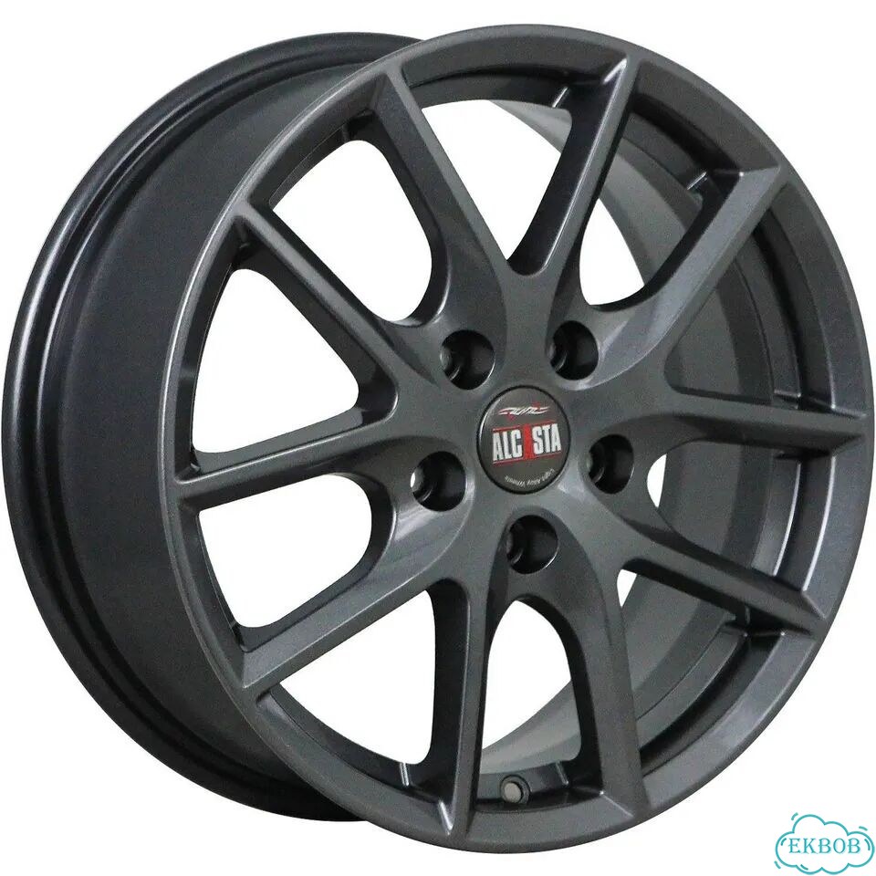 R16 5x114,3 6,5J ET45 D66,1 Alcasta M59 Graphite фото 2