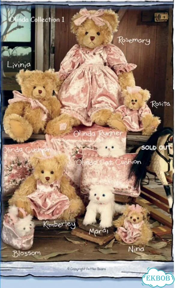 Медведица Дайна, Settler Bears, 45 см фото 5