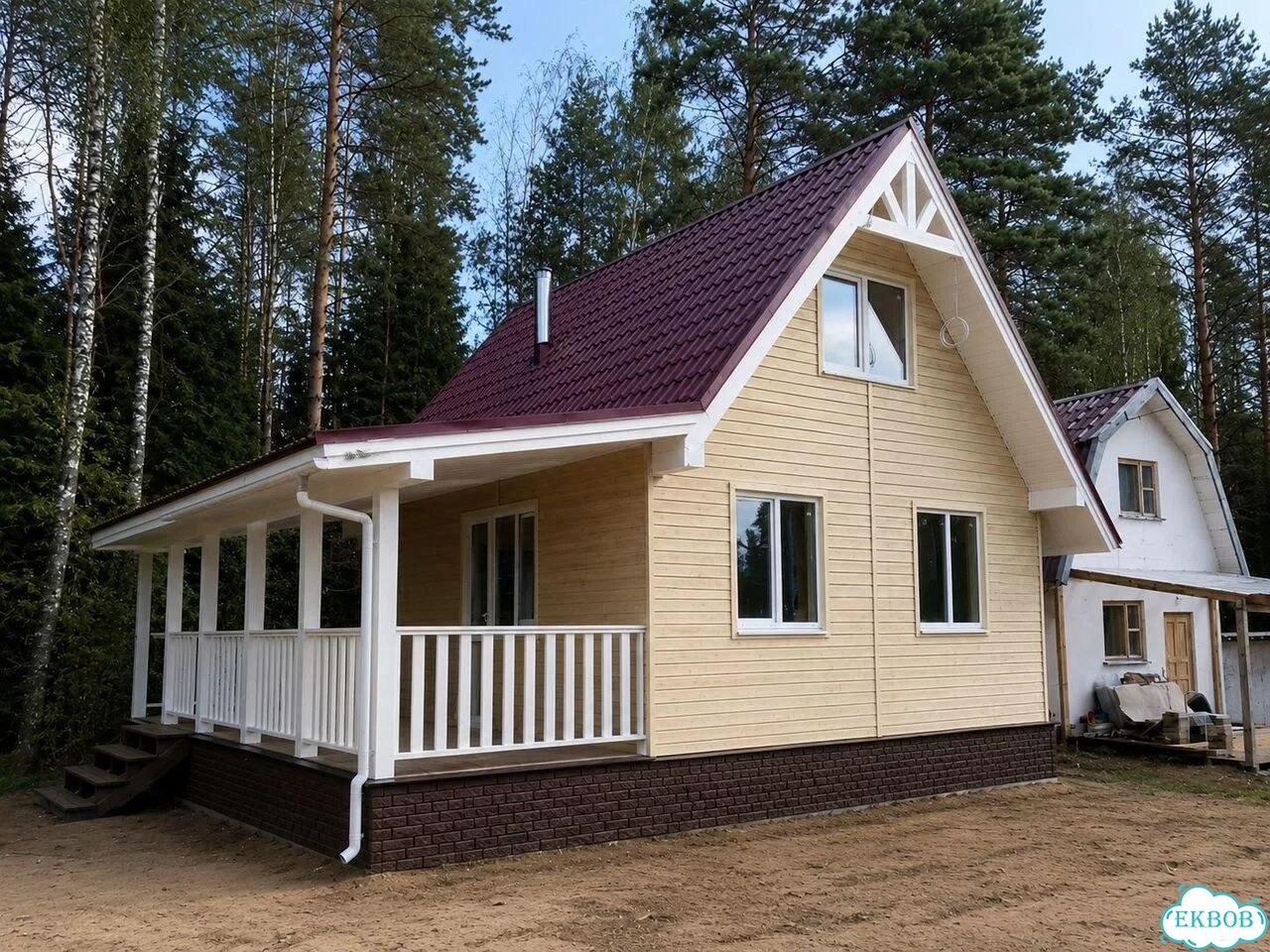 Дачный домик каркасный фото 2