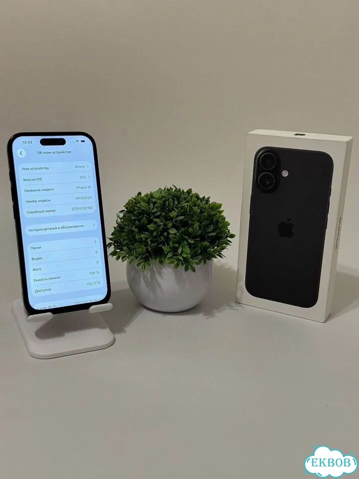 iPhone 16, 128 ГБ, SIM + eSIM фото 3