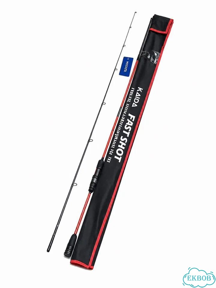 Спиннинг kaida fast shot 1.98м 1-6г Carbon фото 2