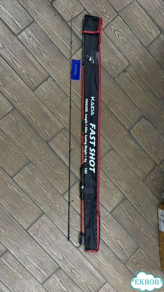 Спиннинг kaida fast shot 1.98м 1-6г Carbon фото 9