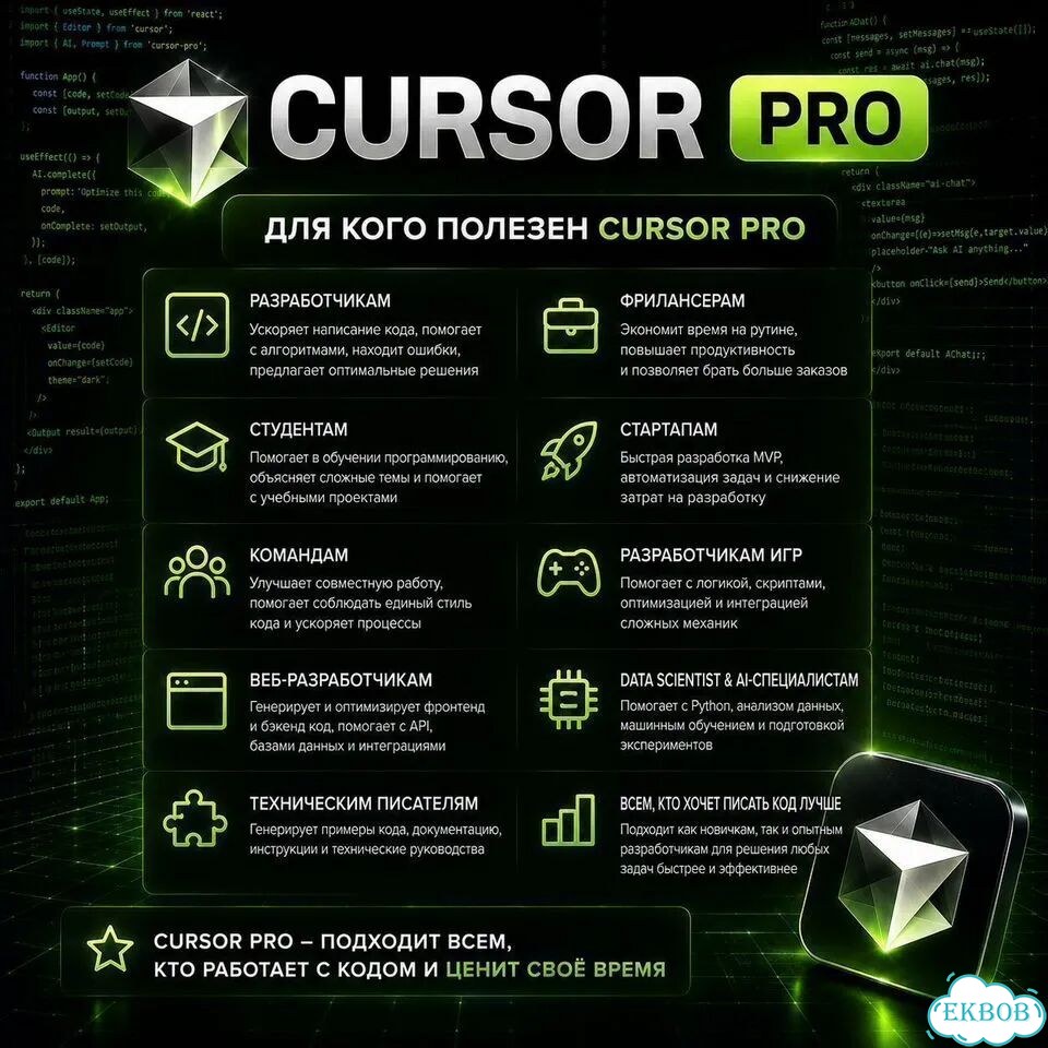 Cursor Pro Ai. Подписка с гарантией на весь срок фото 2