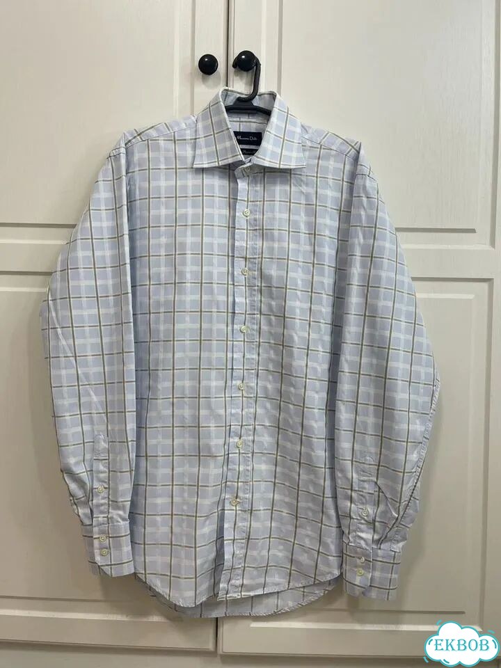 Мужская рубашка Massimo Dutti Slim Fit оригинал фото 2