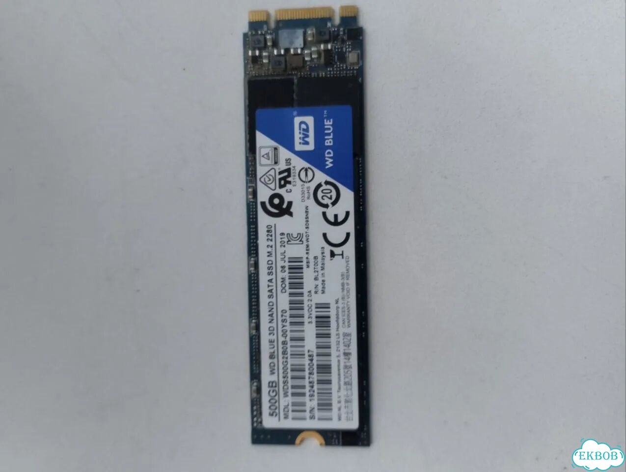 500gb wd blue 3D nand SATA SSD M.2 2280 фото 1
