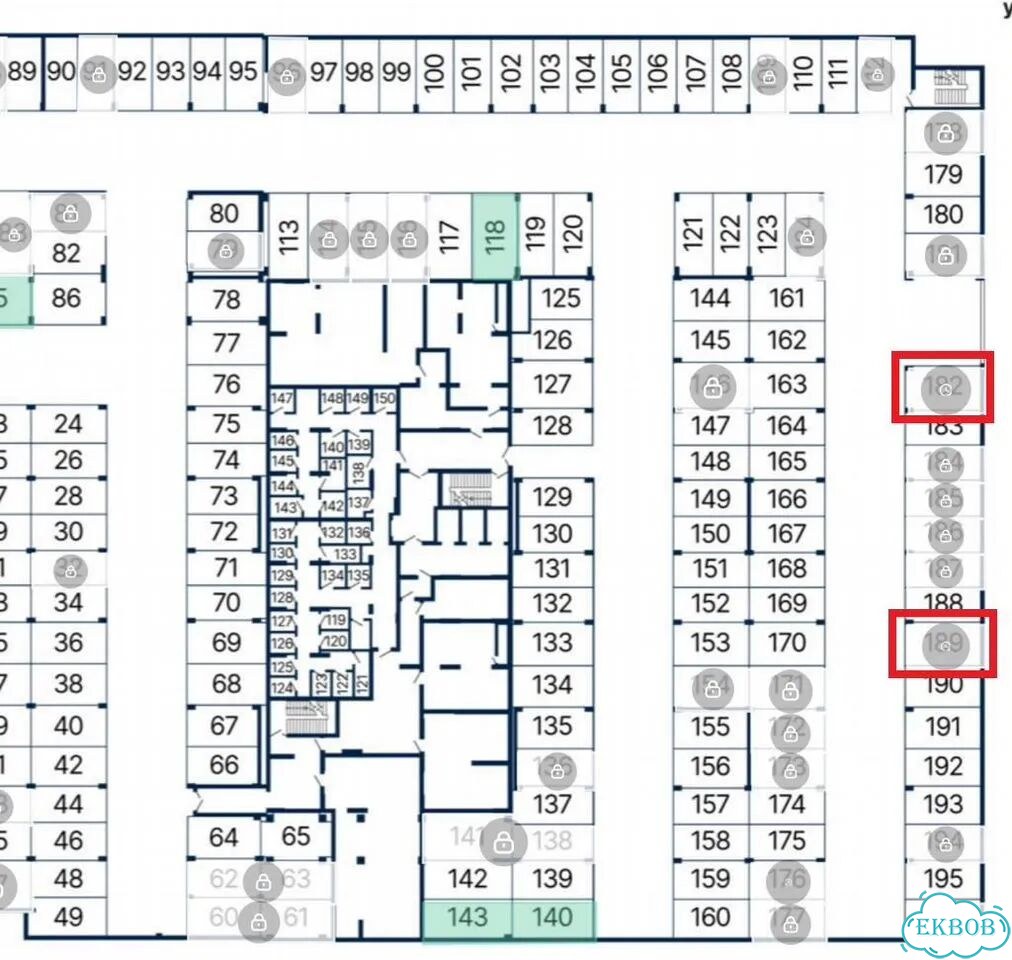 Машиноместо, 19 м² фото 1