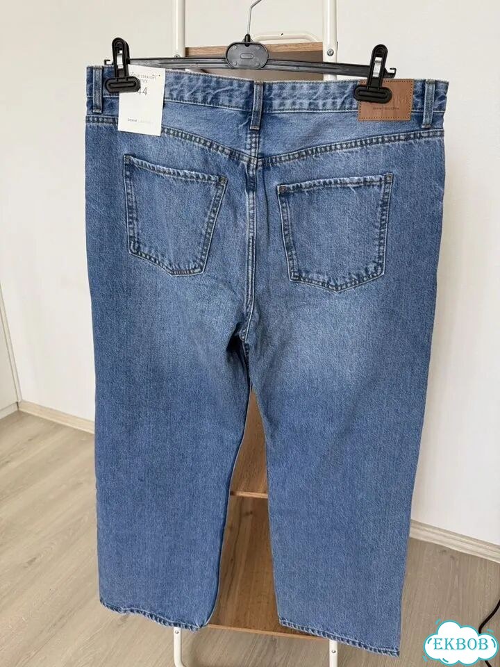 Джинсы bershka широкие новые размер 50 us12 фото 2