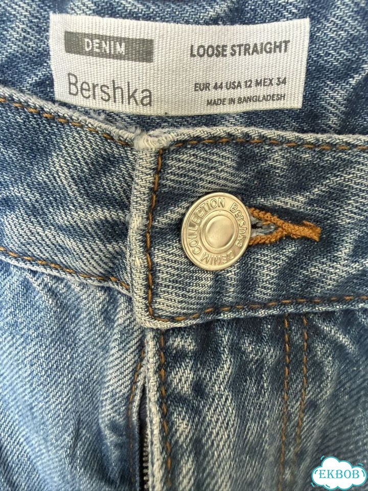 Джинсы bershka широкие новые размер 50 us12 фото 5