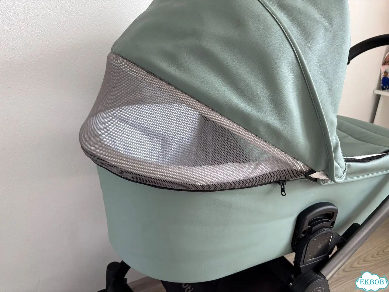 Коляска 2 в 1 Tutis Mio Leather Sage фото 4
