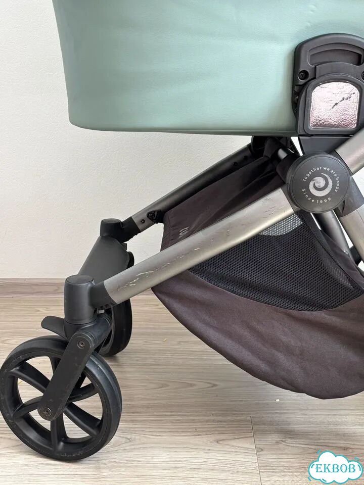 Коляска 2 в 1 Tutis Mio Leather Sage фото 5