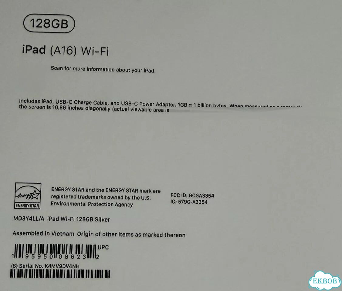 iPad 11 (A16) 2025 Wi-Fi 128gb 3мес 100акб +Стилус фото 4