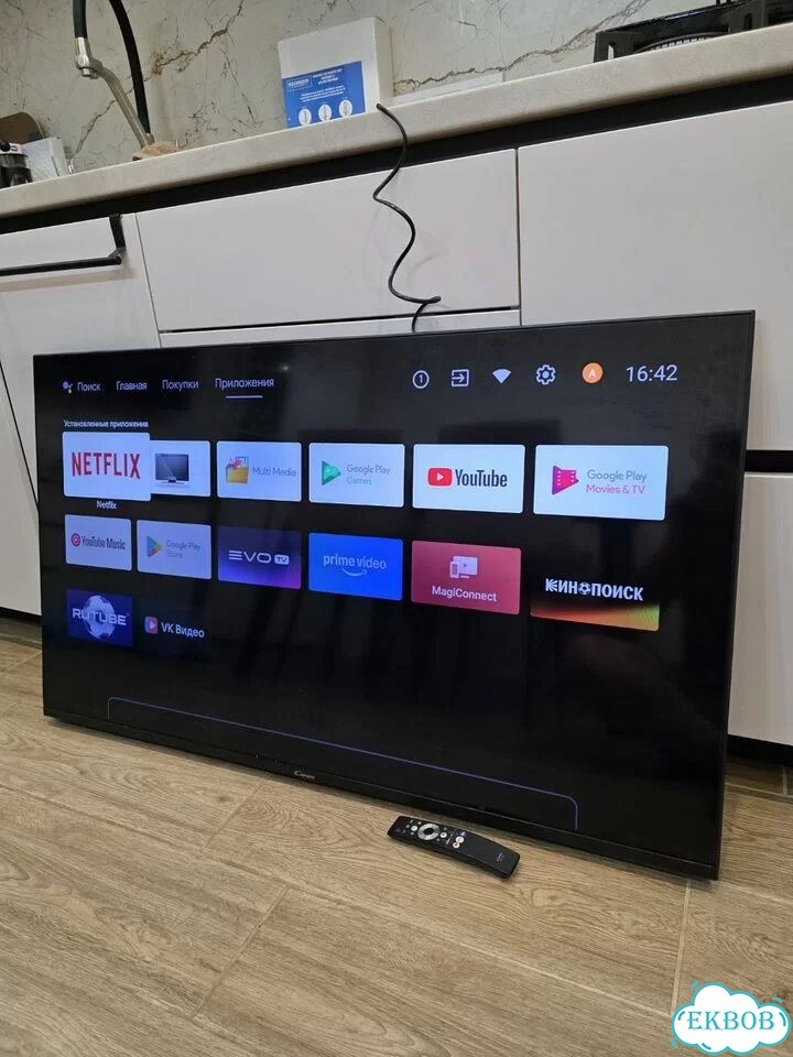 Телевизор 4к SMART 127см большой фото 3