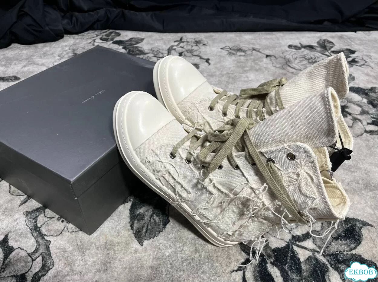 Кеды Rick Owens Ramones Slashed фото 4