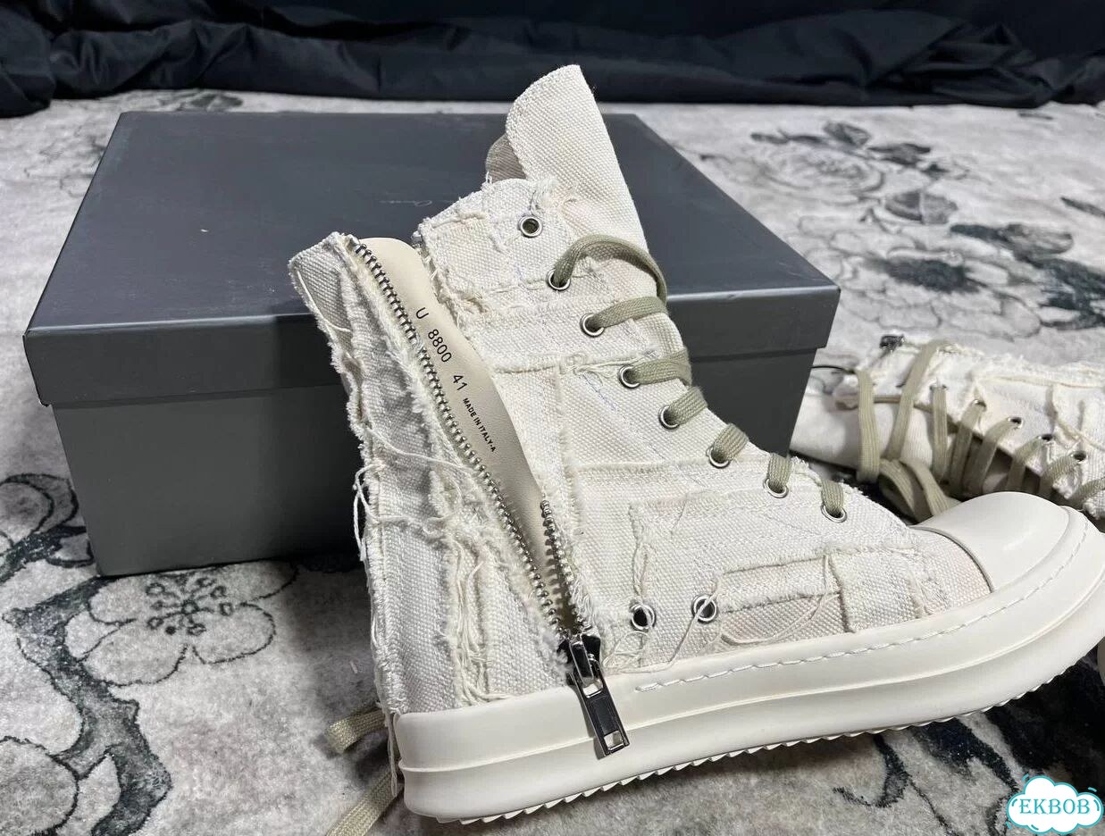 Кеды Rick Owens Ramones Slashed фото 5