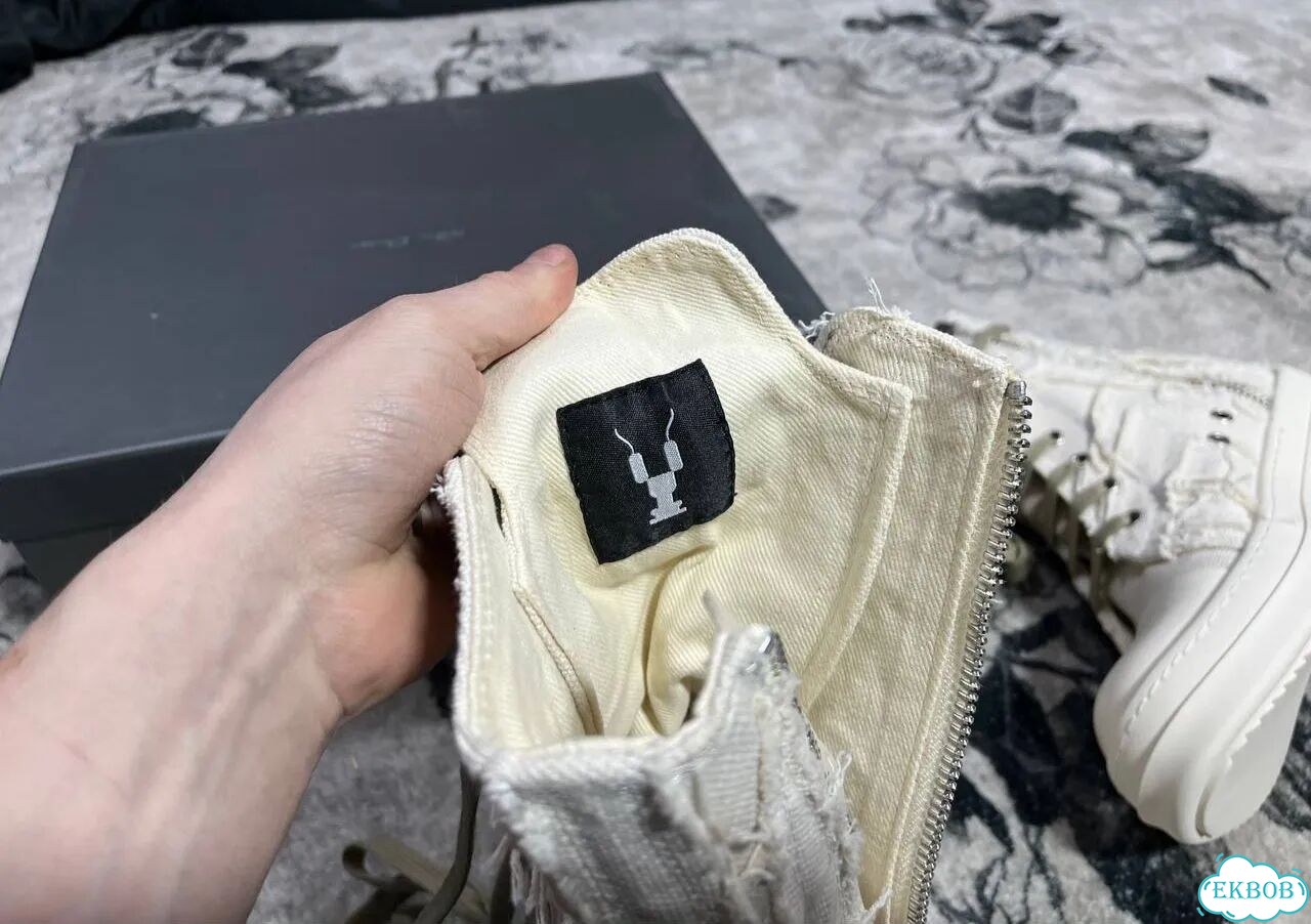 Кеды Rick Owens Ramones Slashed фото 7
