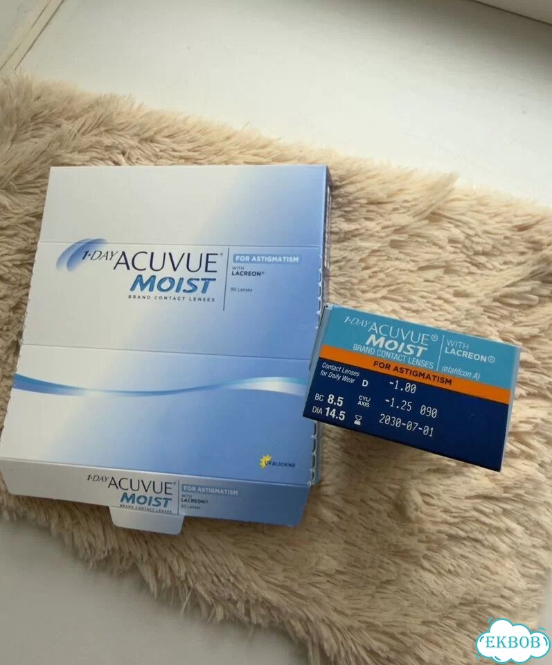 Линзы 1-Day Acuvue Moist Астегматизм фото 1