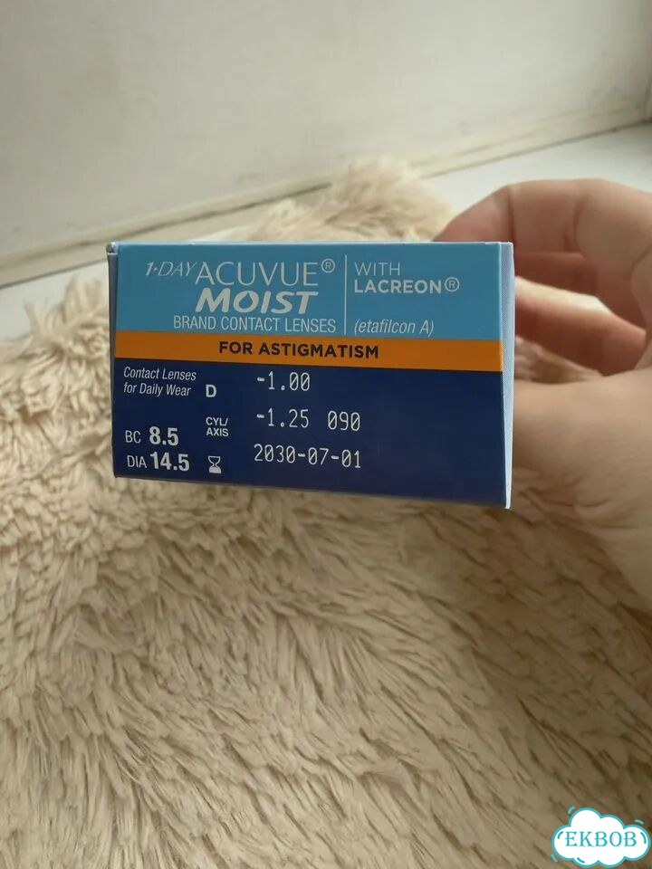 Линзы 1-Day Acuvue Moist Астегматизм фото 3