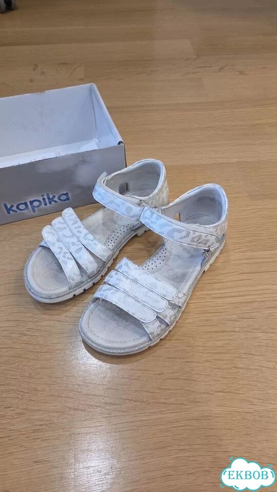 Сандалии для девочки Kapika 35р нарядные фото 1