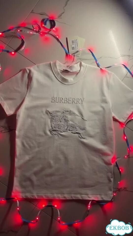 Футболка burberry вышитый логотип фото 1