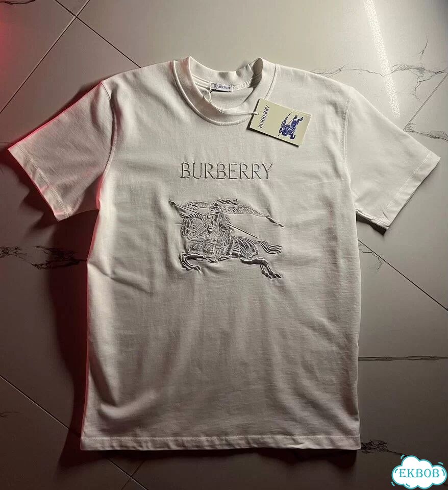 Футболка burberry вышитый логотип фото 3