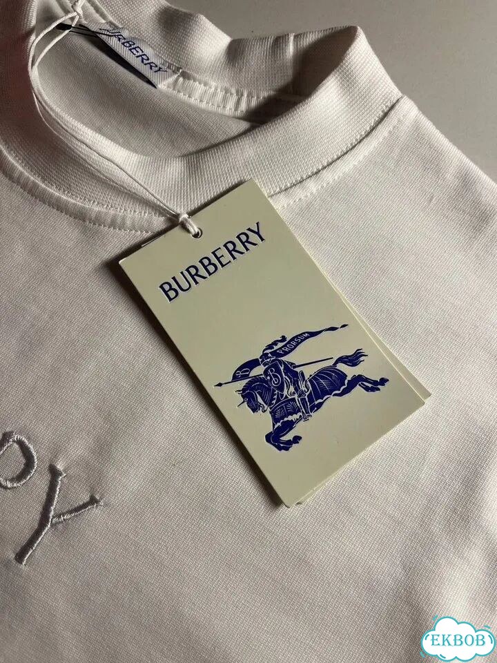 Футболка burberry вышитый логотип фото 4