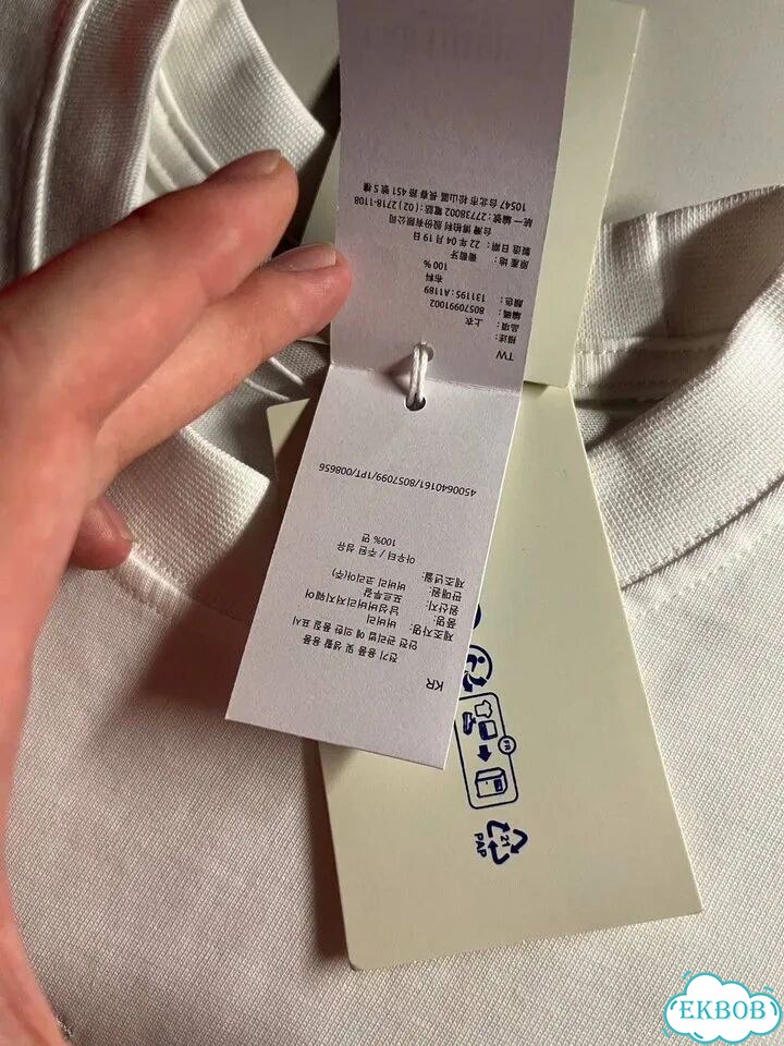 Футболка burberry вышитый логотип фото 6