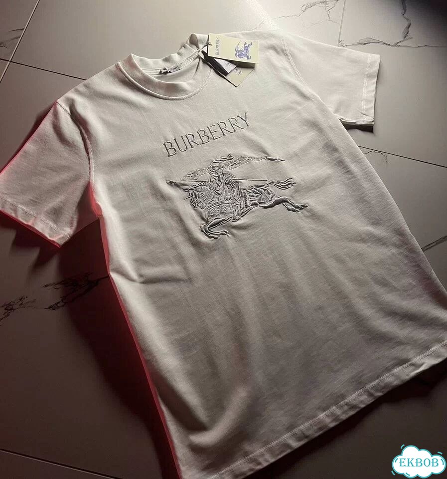 Футболка burberry вышитый логотип фото 8