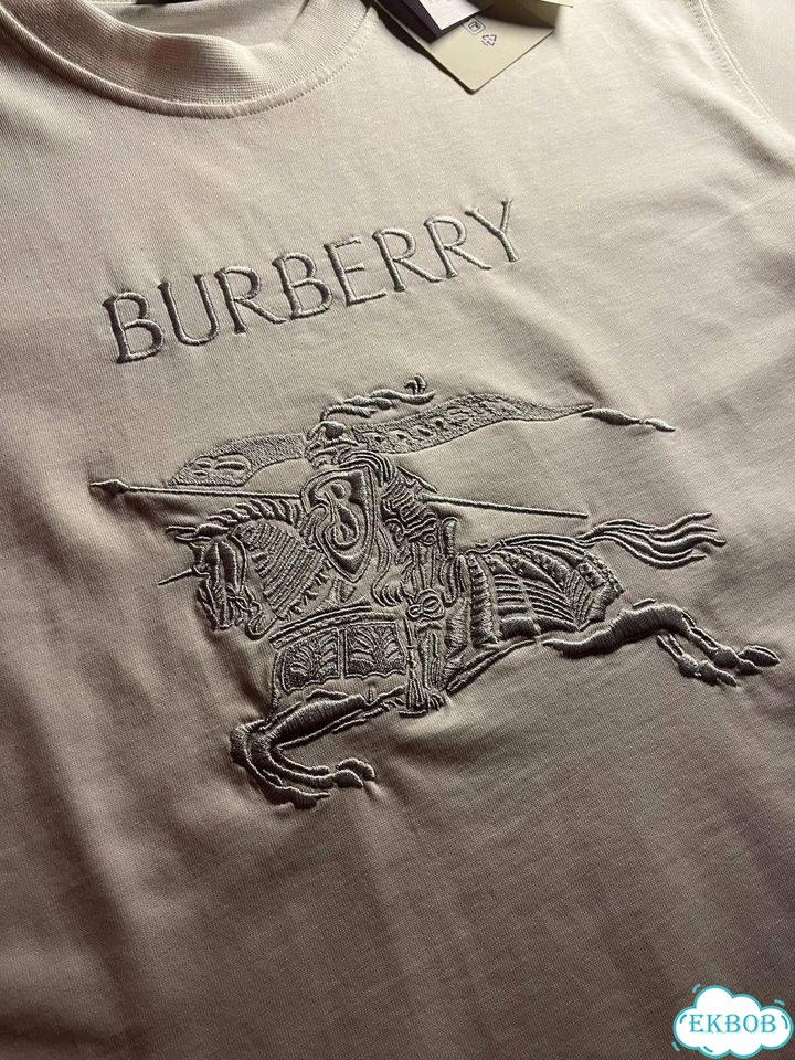 Футболка burberry вышитый логотип фото 9