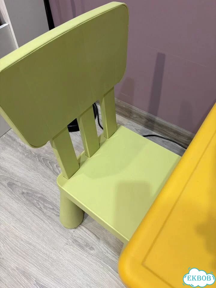 Детский стол и стул IKEA маммут фото 2