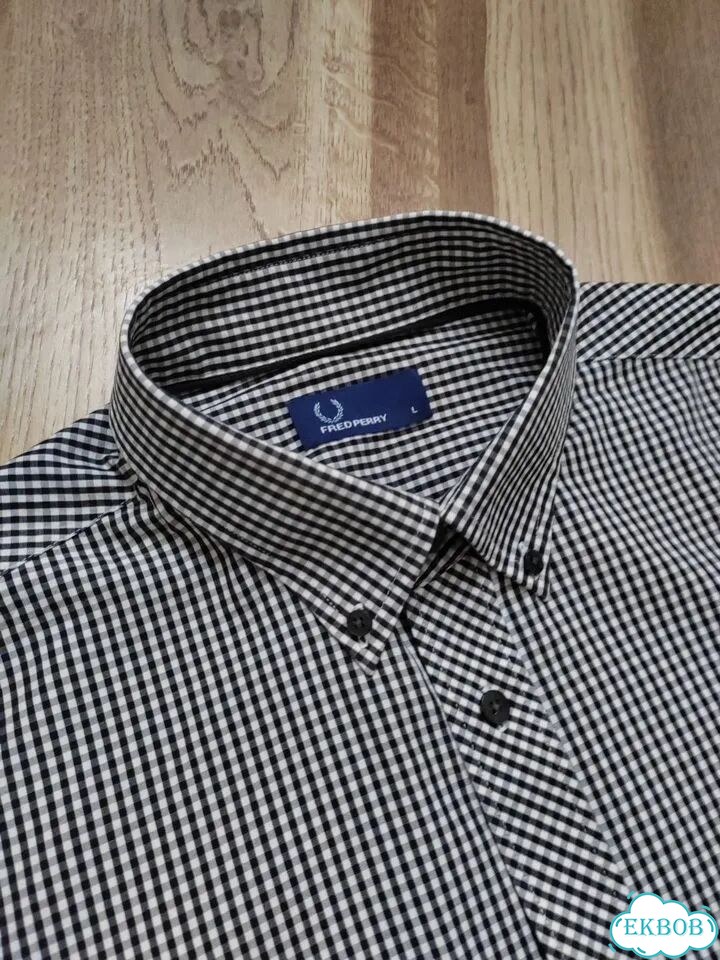 Fred Perry летняя рубашка. Оригинал фото 10