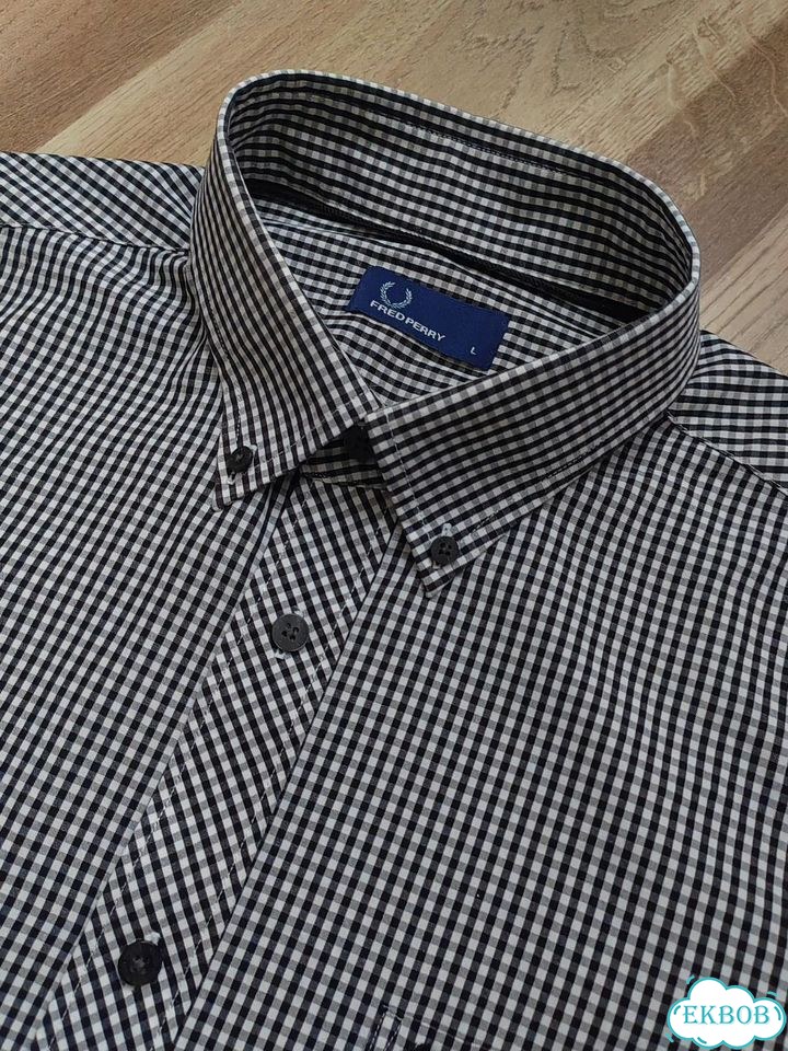 Fred Perry летняя рубашка. Оригинал фото 3