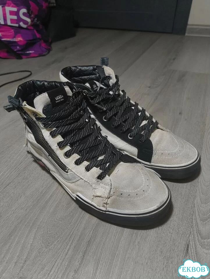 Vans sk8 Hi top zip shoes фото 6