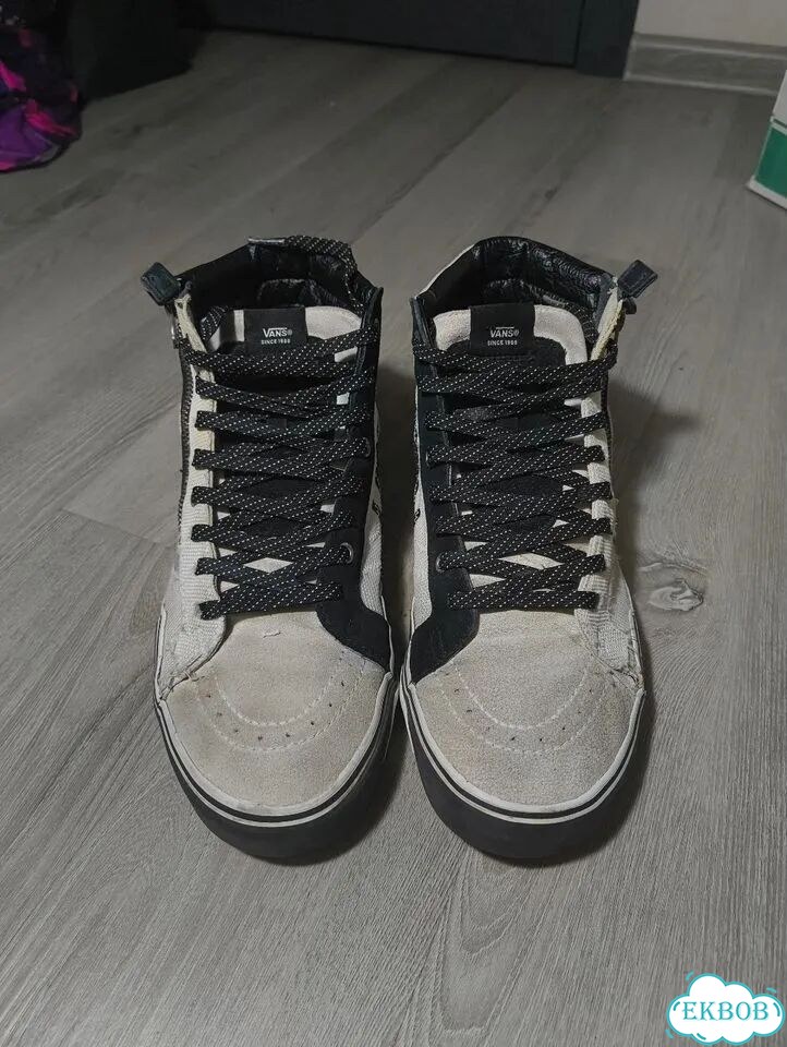 Vans sk8 Hi top zip shoes фото 9