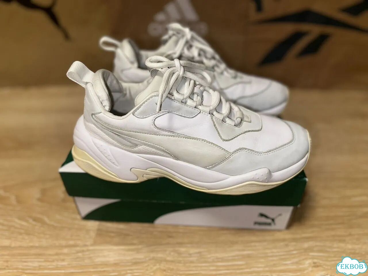 Кожаные кроссовки Puma Thunder Spectra(us10)ориги фото 1