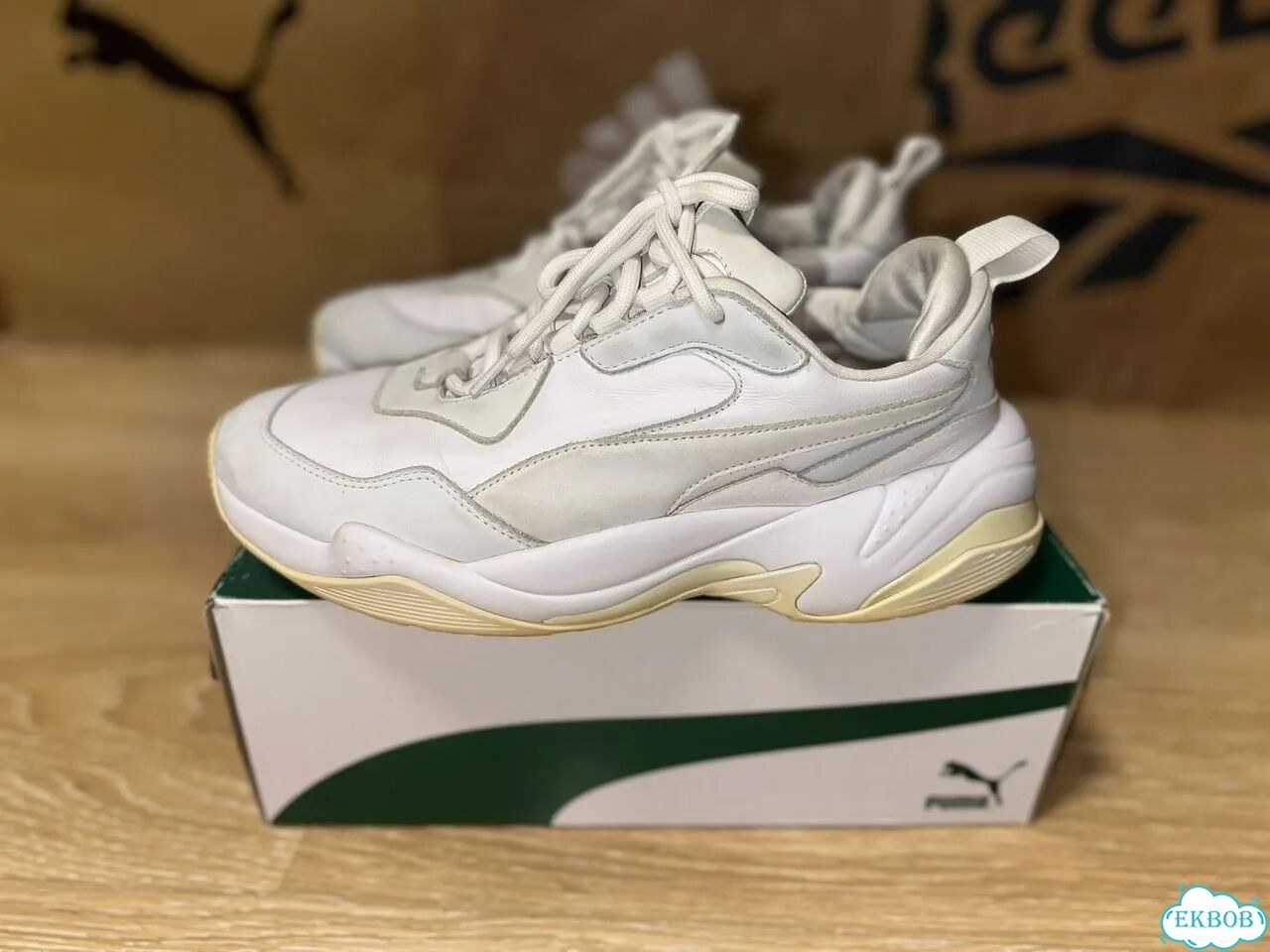 Кожаные кроссовки Puma Thunder Spectra(us10)ориги фото 2