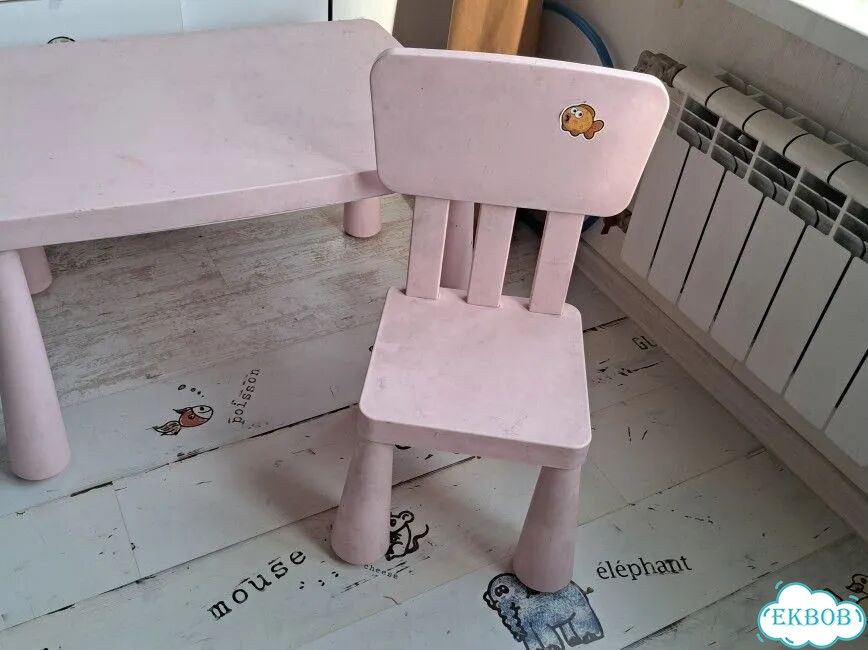 Детский стол со стулом IKEA фото 2