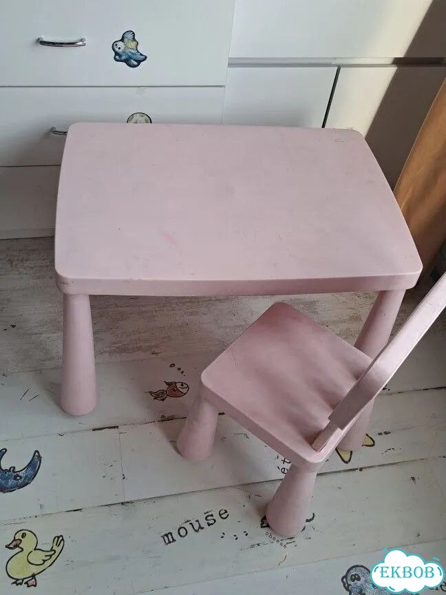 Детский стол со стулом IKEA фото 3