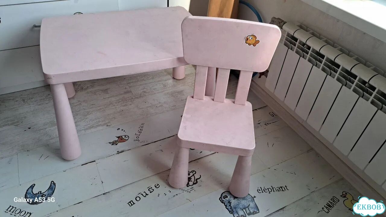 Детский стол со стулом IKEA фото 4