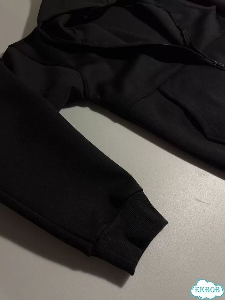 Зипка черная y2k sk8 cropped fit streetwear фото 4