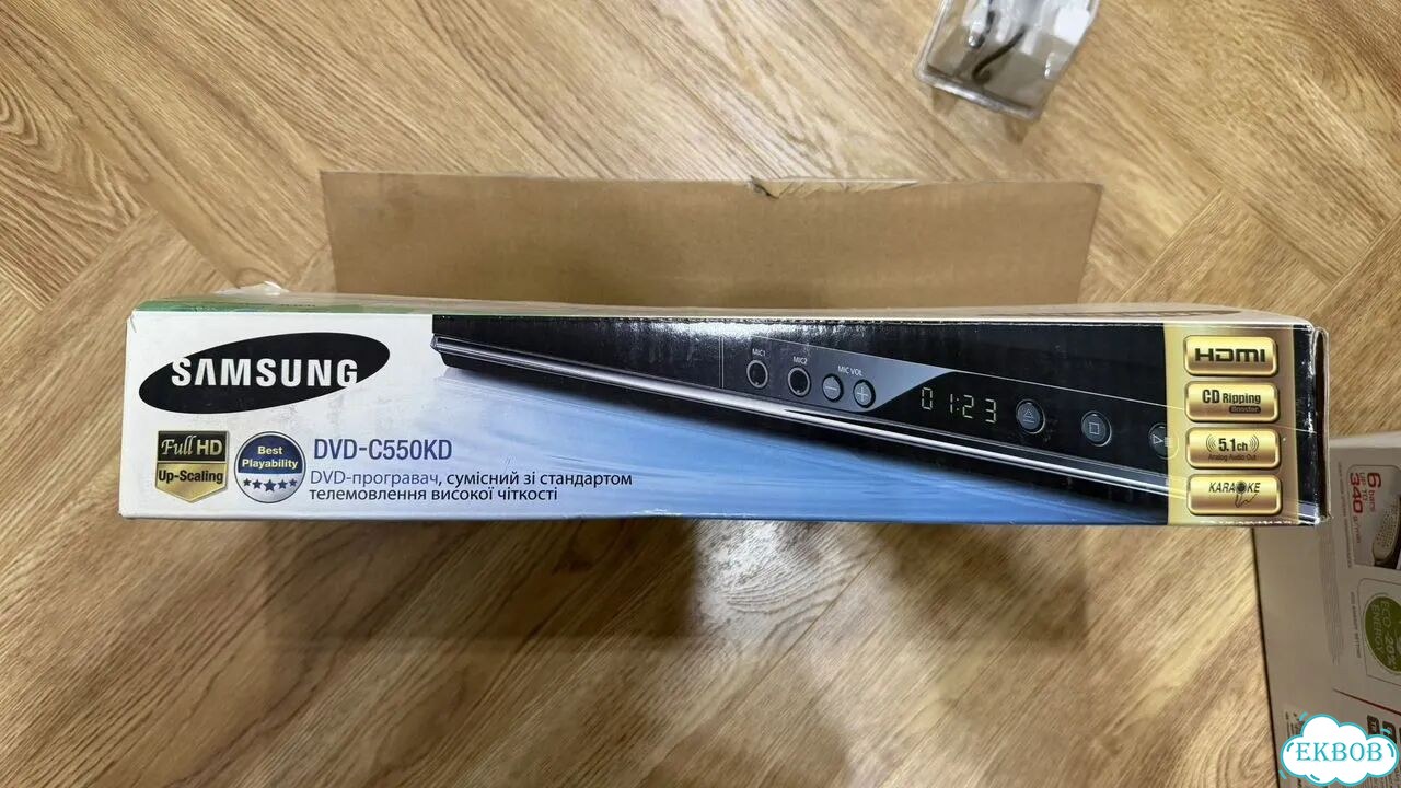 Samsung DVD-C550KD с караоке, hdmi, Full HD фото 1