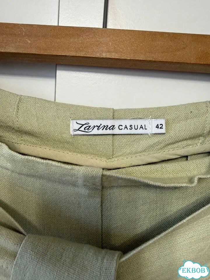 Брюки льняные zarina 40-42-44 фото 8