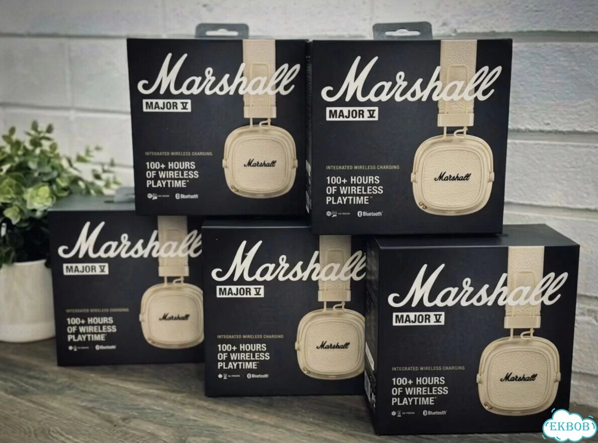 Наушники Marshall Major 5 Cream Бежевый фото 1