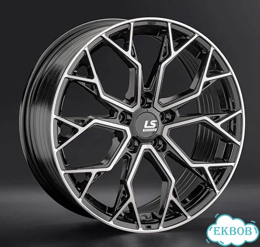 LS wheels FlowForming RC61 : 9x21 5*120 Et:45 Dia:62,6 BKF фото 1
