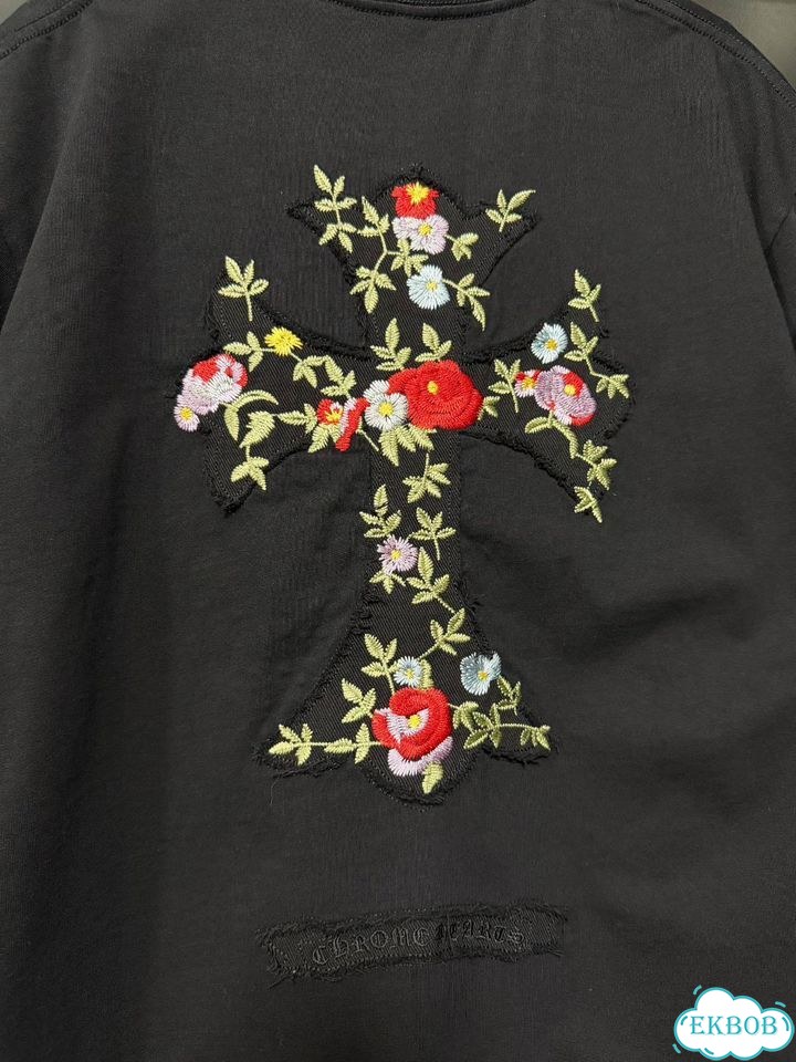 Футболка Chrome Hearts чёрная мужская фото 2