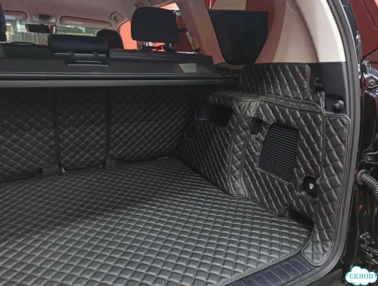 3Д коврики в багажник toyota prado 2019 фото 4