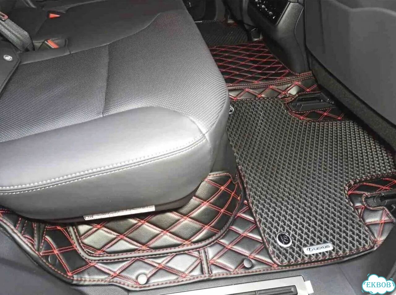 3D коврики из экокожи lexus LX 500D фото 3